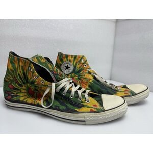 Converse Chuck Taylor All Star Rainbow Tie Dye Mens 17 Womens 19 High Tops